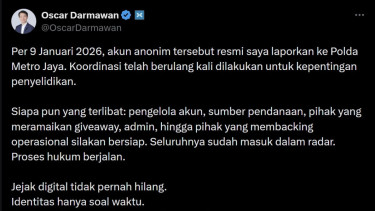CEO Indodax Oscar Darmawan Polisikan Akun Anonim Terkait Penghinaan Nama Baik