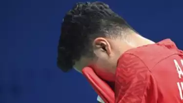 Anthony Ginting di Semifinal India Open 2024