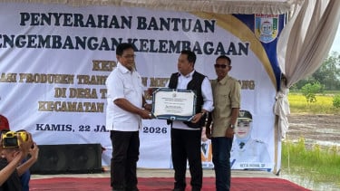 Rp100 Juta Digelontorkan, Kawasan Transmigrasi Muara Telang Jadi Mesin Utama Produksi 1,2 Juta Ton Padi Banyuasin