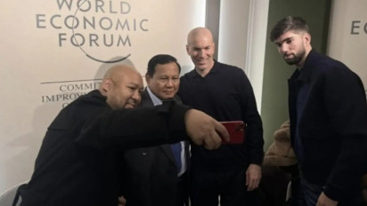 Momen Prabowo Bertemu Zinedine Zidane dan Theo Zidane, Tukar Obrolan soal Sepak Bola