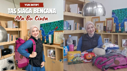 Hadapi Musim Hujan Rawan Banjir, Atalia Praratya Bagikan Tips Menyiapkan Tas Siaga Bencana