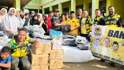 Rangkaian HUT ke-24, AMPG Beri Bantuan 2.000 Paket Perlengkapan Sekolah di Aceh Tamiang
