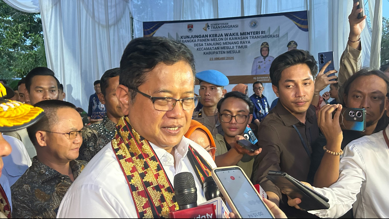 Panen Melon Mesuji Jadi Etalase Nasional, Wamentrans Dorong Produk Transmigrasi Tembus Pasar Global
            - galeri foto