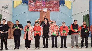 Natal Nasional PDI Perjuangan di Tapteng, Wujud Gotong Royong dan Kasih di Tengah Duka Bencana