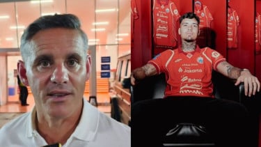 Terlihat Berbicara Intens, Ternyata Ini Hal yang Dibahas John Herdman dengan Shayne Pattynama saat Tonton Persija Vs Madura United