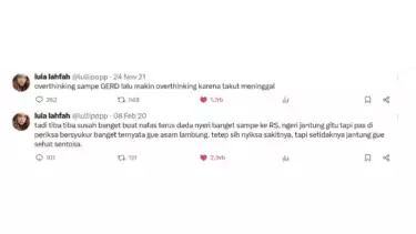 Cuitan Lula Lahfah takut meninggal dunia hingga mengeluh sakit sesak napas viral