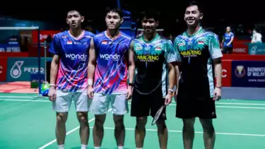 Sabar/Reza akan menghadapi Raymond/Joaquin di Semifinal Indonesia Masters 2026