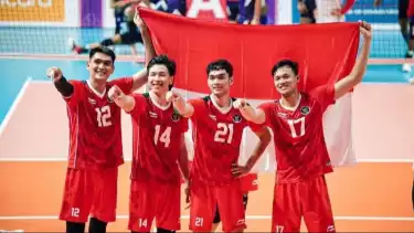 Rivan Nurmulki, Doni Haryono dan Farhan Halim di Timnas Voli Indonesia