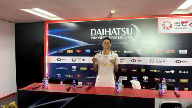 Indonesia Masters 2026: Menang Mudah di Semifinal, Alwi Farhan Sebut Lawannya Tertekan Main di Istora