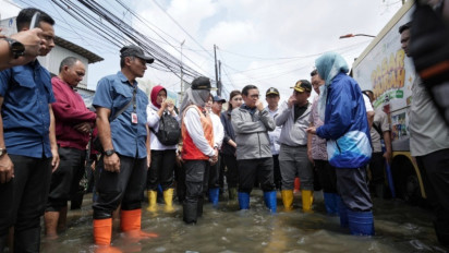Permukiman Rawa Buaya Kembali Direndam Banjir, Pramono Anung Tambah 4 Pompa Penyedot Air