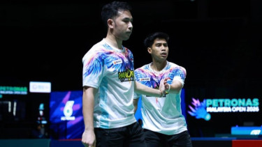 Dikalahkan Juniornya Dua Gim Langsung, Langkah Sabar/Reza Terhenti di Babak Semifinal Indonesia Masters 2026