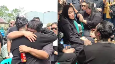 Reza Arap Peluk Ayah Lula Lahfah