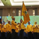 Usai Lantik Ketua DPD Golkar Babel, Bahlil Lontarkan Pesan Menohok