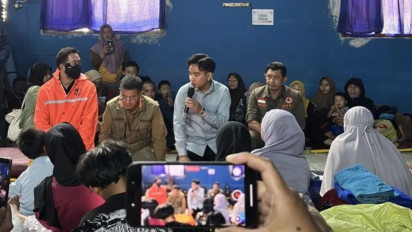 Gibran Meminta Maaf dan Mohon Doa kepada Warga Agar Para Korban Longsor Cisarua Segera Ditemukan