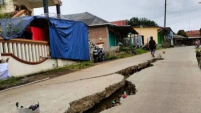 Pergerakan Tanah Hantam Cikulur Banten, Belasan Rumah dan Mushalla Terancam Ambruk