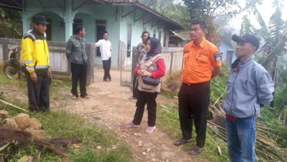 Garut Diamuk Angin Kencang, 29 Rumah Rusak dan Satu Nyawa Melayang Akibat Pohon Tumbang