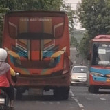 Warga Keluhkan Bus Besar KTI Masuk Jalur Kota Probolinggo