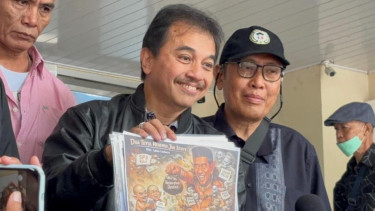 Dilaporkan Eggi Sudjana, Roy Suryo Respons dengan Tunjukkan Lukisan Dua Tuyul Temui Jin Ifrit