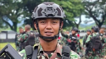 Sosok Prajurit Marinir Asal Kerinci Pratu Mar Genta AL Akbar Jadi Korban Longsor Cisarua