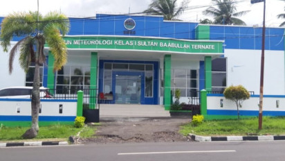 Hujan Lebat Berpotensi Terjadi di Wilayah Maluku Utara