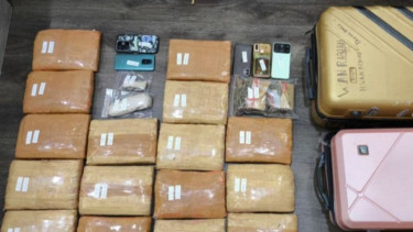 Empat Orang Diringkus Polisi, 17 Kg Ganja Jadi Bukti