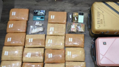 Empat Orang Diringkus Polisi, 17 Kg Ganja Jadi Bukti