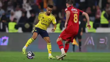 Abdulrahman Ghareeb dalam laga Damac FC vs Al Nassr pada 22 Januari 2026