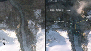 Megatsunami Greenland Guncang Dunia: Gelombang 200 Meter Picu Getaran Global Selama 9 Hari