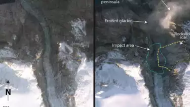 Megatsunami Greenland Guncang Dunia: Gelombang 200 Meter Picu Getaran Global Selama 9 Hari