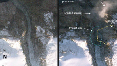 Megatsunami Greenland Guncang Dunia: Gelombang 200 Meter Picu Getaran Global Selama 9 Hari