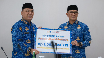 ASN DKI Jakarta Serahkan Donasi Rp1 Miliar Lebih untuk Korban Bencana Sumatera
