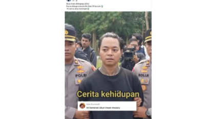 Beredar Foto Reza Arap Dibekuk Polisi, Ternyata Kabar Hoaks!