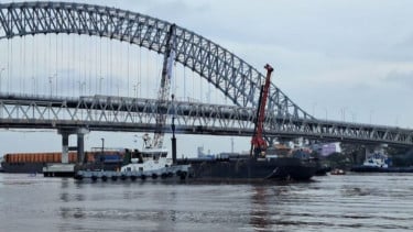 Perusahaan Penabrak Jembatan Mahakam Tanggung Perisai Pilar Kucurkan Rp27 Miliar