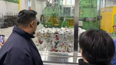 BPD Himpunan Pengusaha Muda Indonesia (HIPMI) Kalimantan Timur melakukan kunjungan studi ke fasilitas Tachibana Waste to Energy di Jepang.