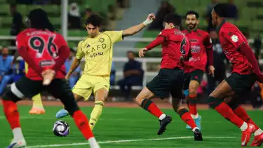 Joao Felix dalam laga Al Kholood vs Al Nassr pada 31 Januari 2026 dini hari WIB.