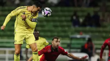 Cristiano Ronaldo dalam laga Al Kholood vs Al Nassr pada 31 Januari 2026 dini hari WIB.