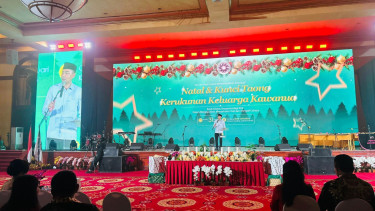 Staf Khusus Menag RI Hadiri Perayaan Natal Kawanua, Tegaskan Visi Presiden Jaga Kerukunan