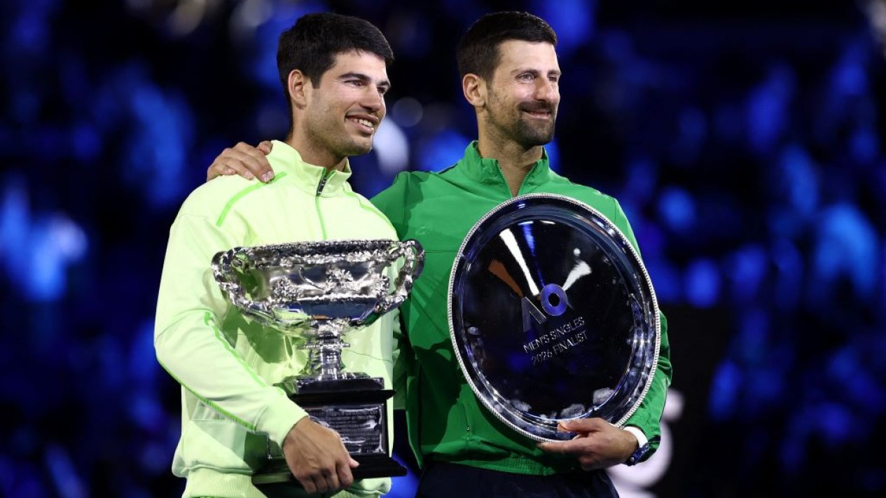 Carlos Alcaraz Juara Australian Open 2026, Kalahkan Novak Djokovic di Fina
            - galeri foto