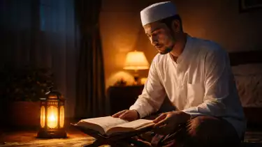 Ilustrasi membaca Al-Quran
