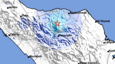 Gempa Tektonik Guncang Bener Meriah Aceh Pagi Ini