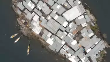 Pulau Migingo memiliki luas tidak sampai setengah lapangan sepak bola di dalam kawasan Danau Victoria, Afrika