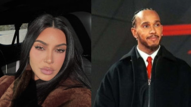 Kim Kardashian Diisukan Dekat dengan Lewis Hamilton, Tertangkap Kamera Bersama di Paris