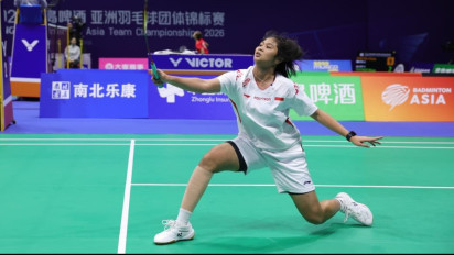 Hasil Kejuaraan Beregu Asia 2026: Thalita Ramadhani Gagal Buka Kemenangan, Indonesia 0-1 Hong Kong