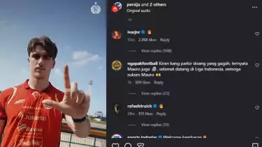 Ivar Jenner komentari kedatangan Mauro Zijlstra ke Persija Jakarta
