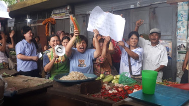 Tolak Penggusuran Pasar Sambas Medan, Pedagang Sebut Pemko Medan Matikan Rezeki Rakyat Kecil
