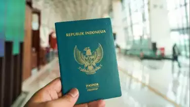 Ilustrasi paspor.