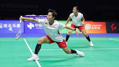 Tiwi/Fadia Minta Maaf Gagal Menang dari Ganda Putri Jepang di Kejuaraan Beregu Asia 2026