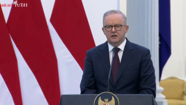 PM Australia Albanese Sampaikan Belasungkawa untuk Korban Bencana Sumatera Saat Bertemu Prabowo