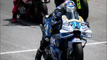 Pembalap Gresini Racing, Alex Marquez di tes pramusim MotoGP 2026