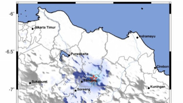 Gempa Dangkal Magnitudo 2,9 Guncang Kota Bandung Jumat Siang